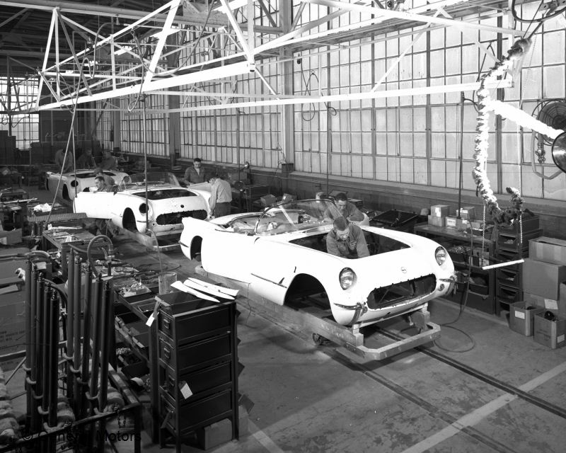 1953 Corvette Montage
